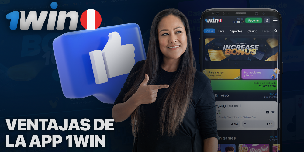 Beneficios de la App 1Win Perú