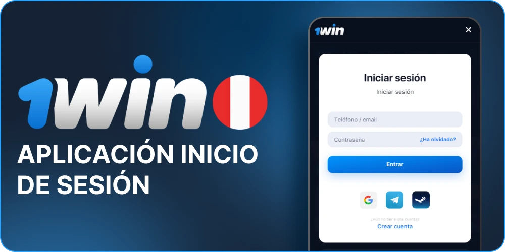 Conéctese a su cuenta 1win