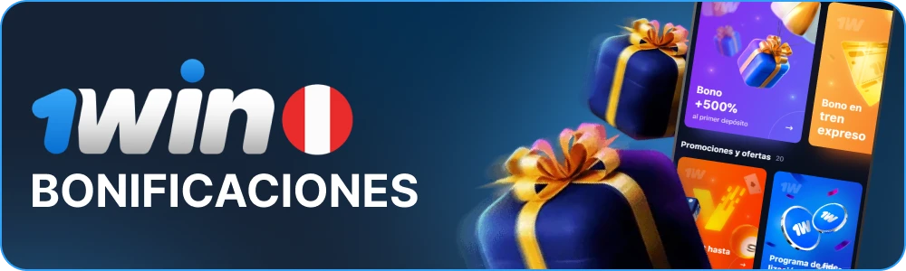 Bonificaciones en la app 1win