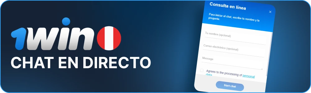 Chat en directo 1win Perú