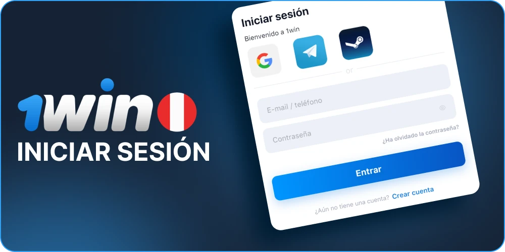 Conéctese a su cuenta 1win Perú
