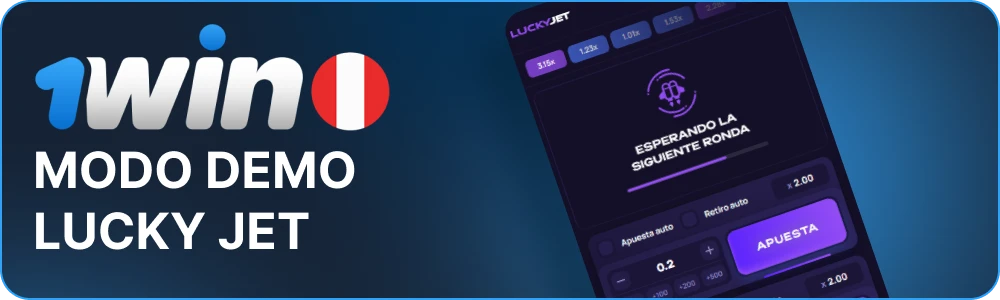 Lucky Jet modo demo en 1win Perú