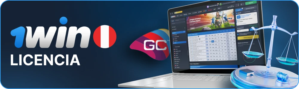 Licencia y legalidad de 1win Perú