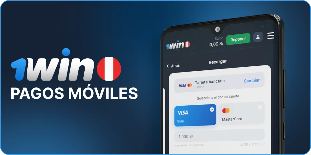 Pagos por móvil 1win Perú