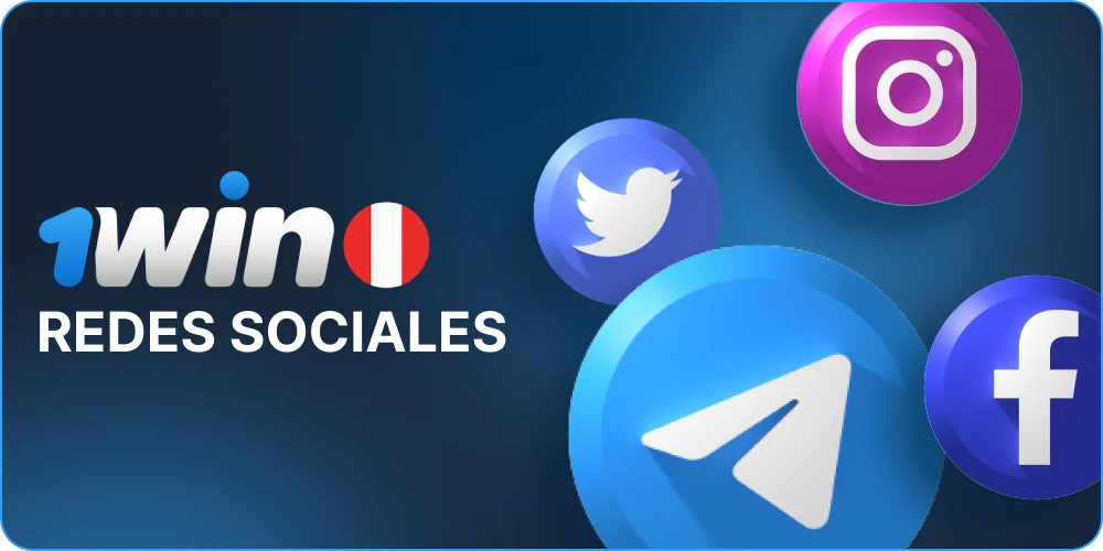 Redes sociales 1win Perú