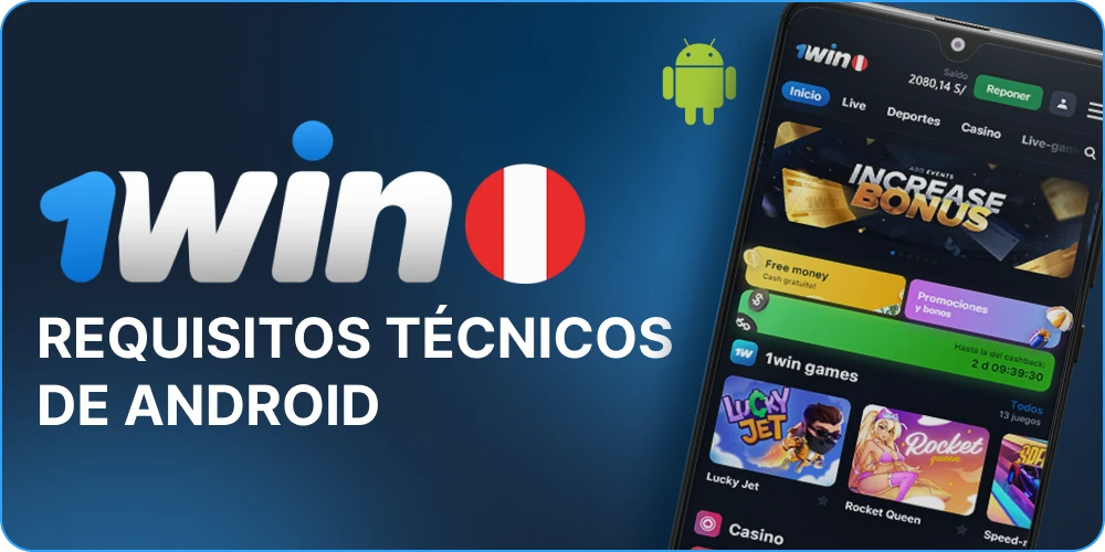Requisitos de 1win para dispositivos Android