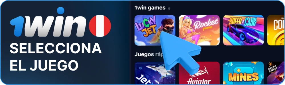 Elige un juego en 1win Casino