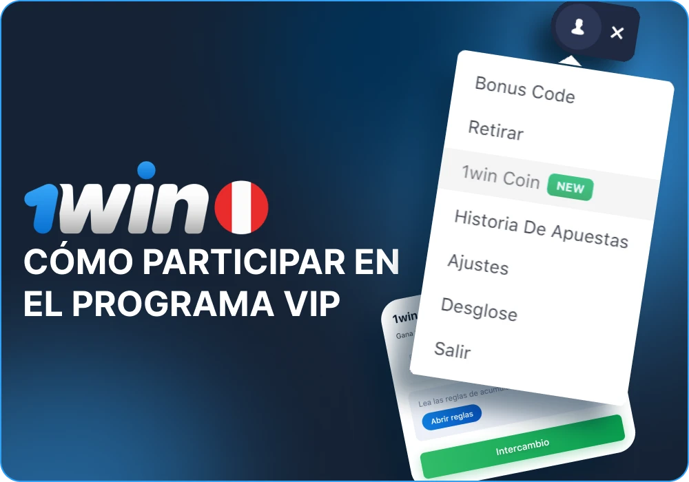 Cómo adherirse al programa de fidelidad 1win